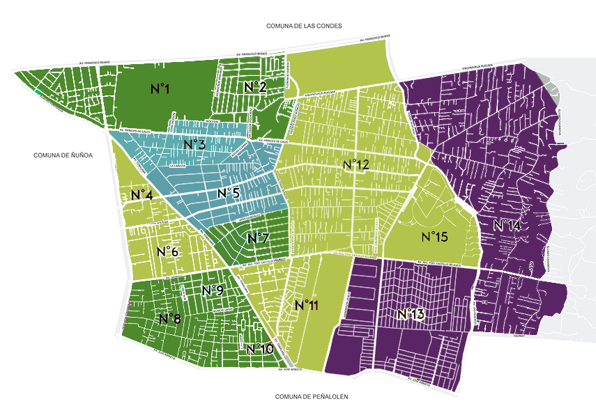 Mapa de avance en unidades vecinales 23.05.2025